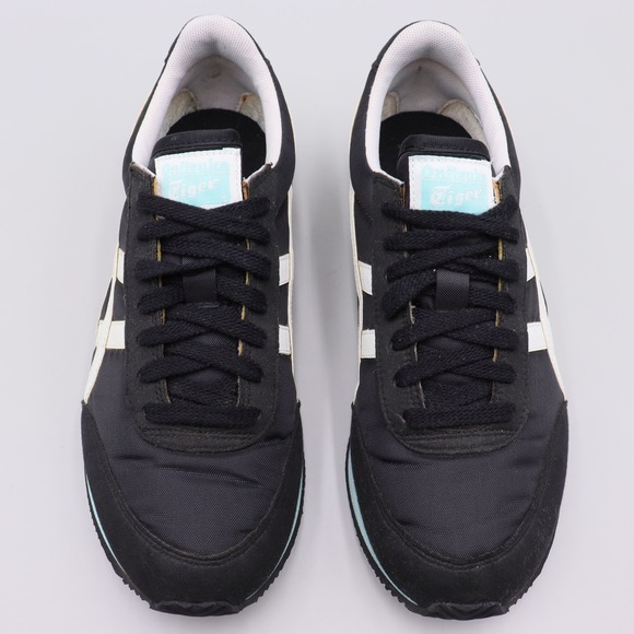 Onitsuka Tiger Sakurada Black White Light Blue Womens Size 6.5 Casual Sneakers - Picture 2 of 9